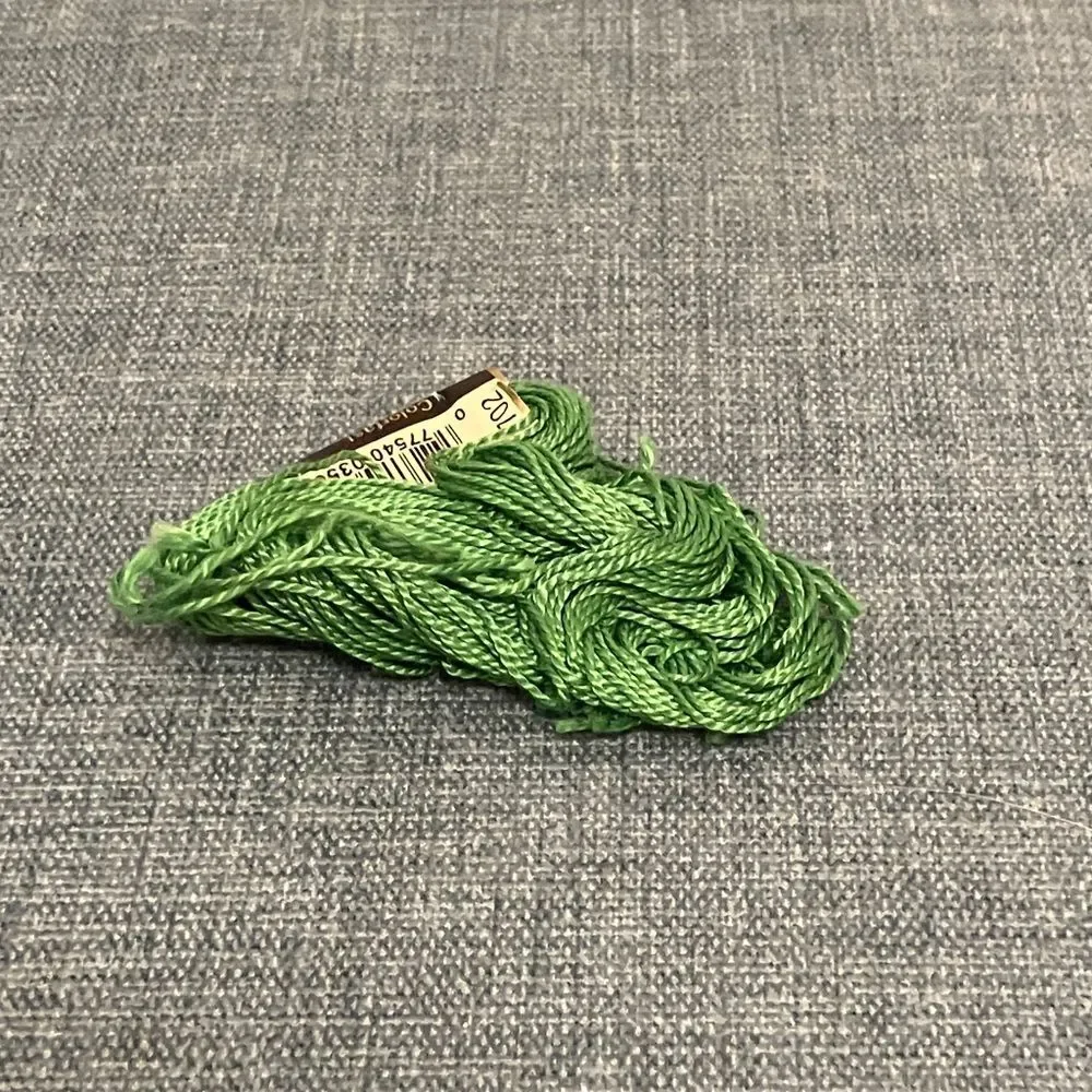 Green Needlepoint Thread Yarn